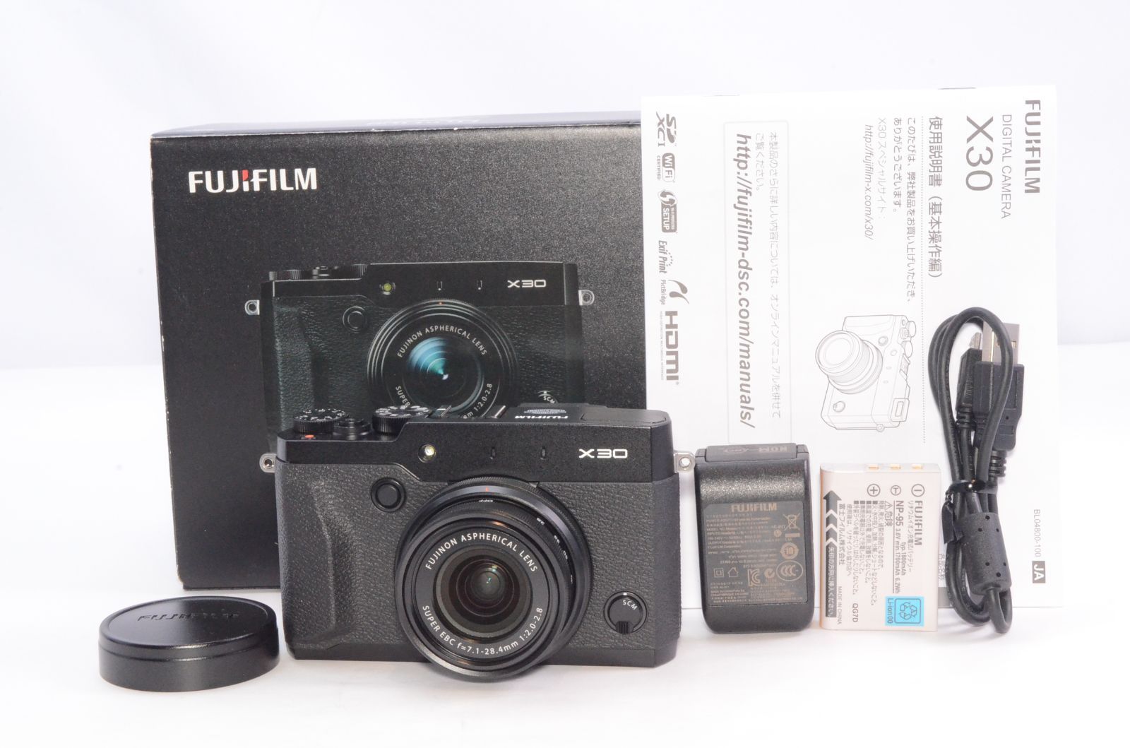 FUJIFILM X30 ブラック B#4024 FUJIFILM 富士フイルム プレミアムコンパクトデジタルカメラ X30