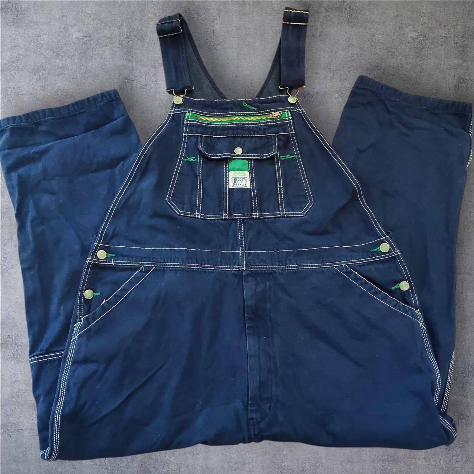 LIBERTY デニムオーバーオール 新品　38✕32 楽天市場】【中古】【古着】 LIBERTY デニム オーバーオール W48