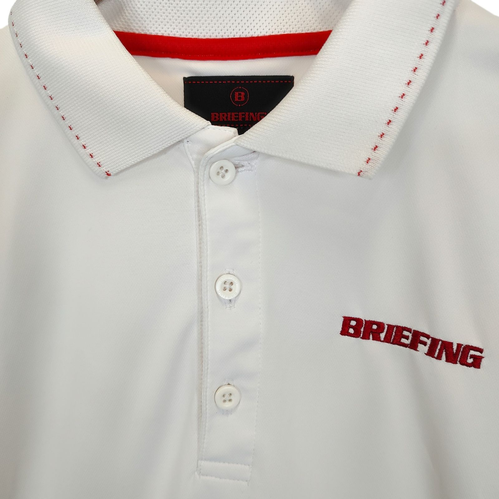 【美品】BRIEFING ポロシャツ　BRG211M17 BRIEFING(ブリーフィング) / ポロシャツ/M/ポリエステル/BLK