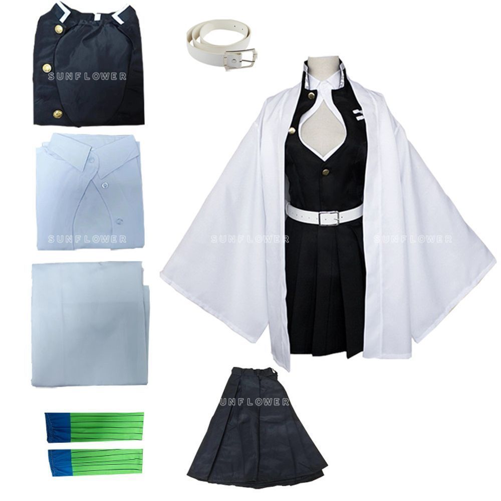 鬼滅の刃 鬼殺隊 甘露寺蜜璃 コスプレ コスプレ衣装 フルセット