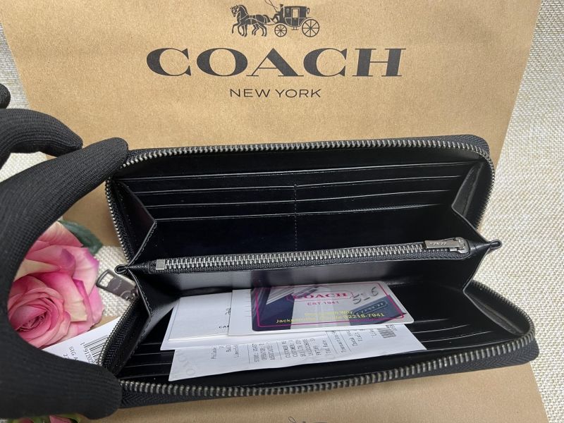 COACH コーチ カモフラージュ 迷彩 柄 長財布 メンズ 新品未使用 030 