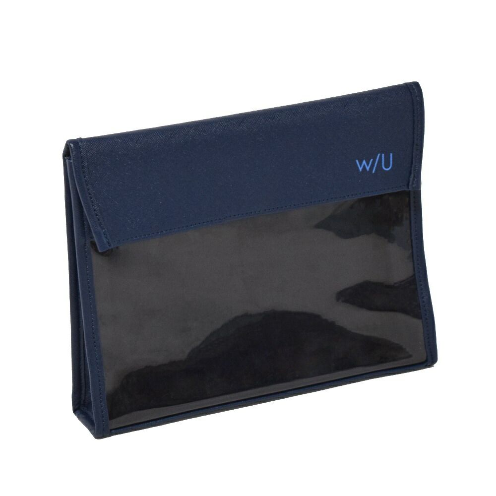 【送料無料】 まとめ買い ナカバヤシ w|U A5ポーチ ネイビー WU-BIBA5NB 3個セット 超激安セール 開催中です！