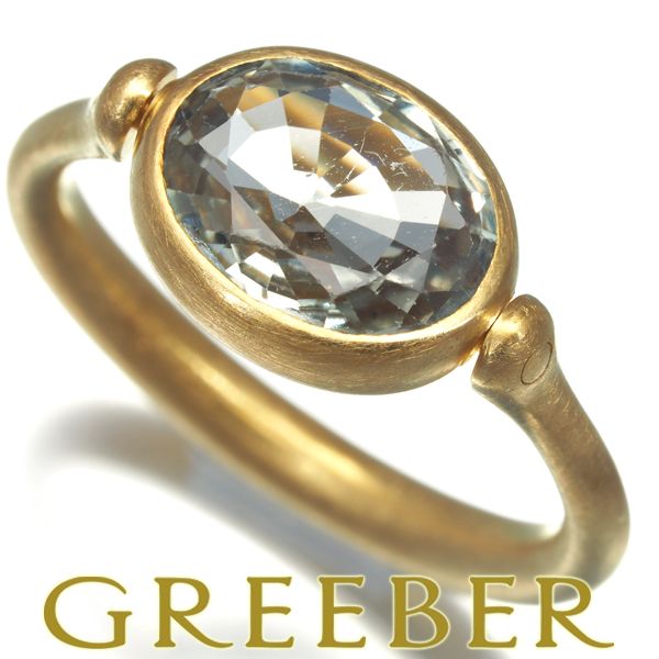 マリーエレーヌドゥタイヤック リング グリーンクォーツ 9.5号 K22  