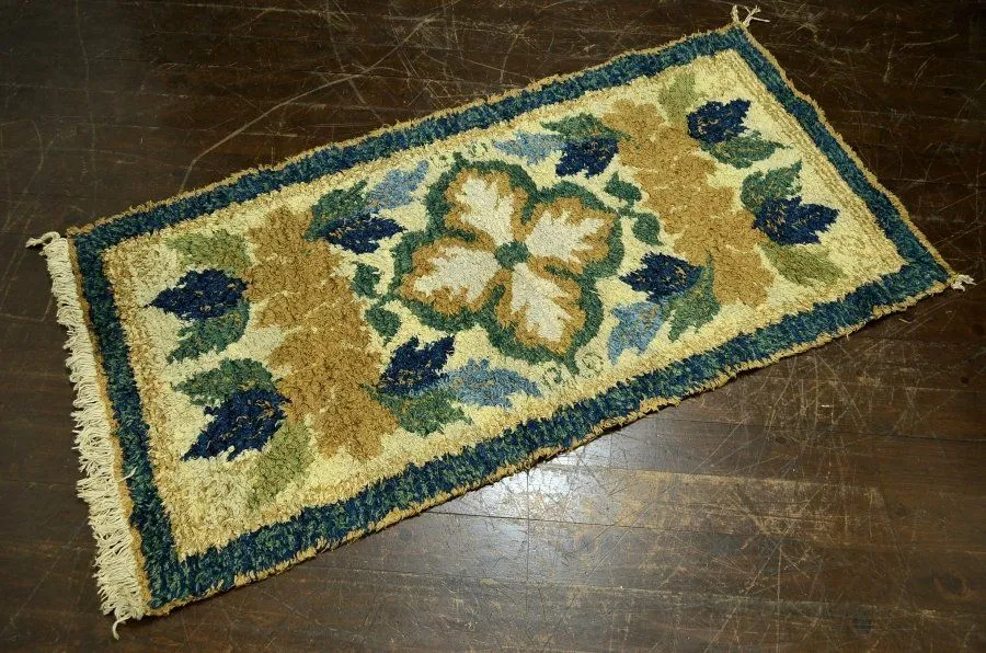 【蔵出】堺段通 アンティーク絨毯 大型 ウール 貴重 蔵出】堺段通 アンティーク絨毯 大型 ウール 貴重 蔵出】堺段通