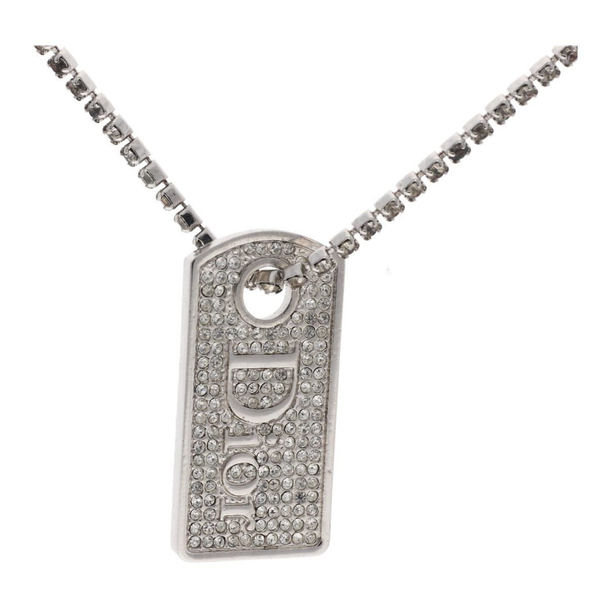 ディオール オブリークロゴプレート ラインストーン ペンダント ネックレス 楽天市場】クリスチャンディオール Christian Dior ライン