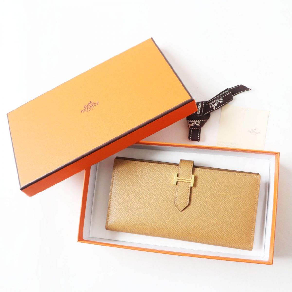 極美品】HERMES エルメス ベアンスフレ エプソン バイカラー C刻印