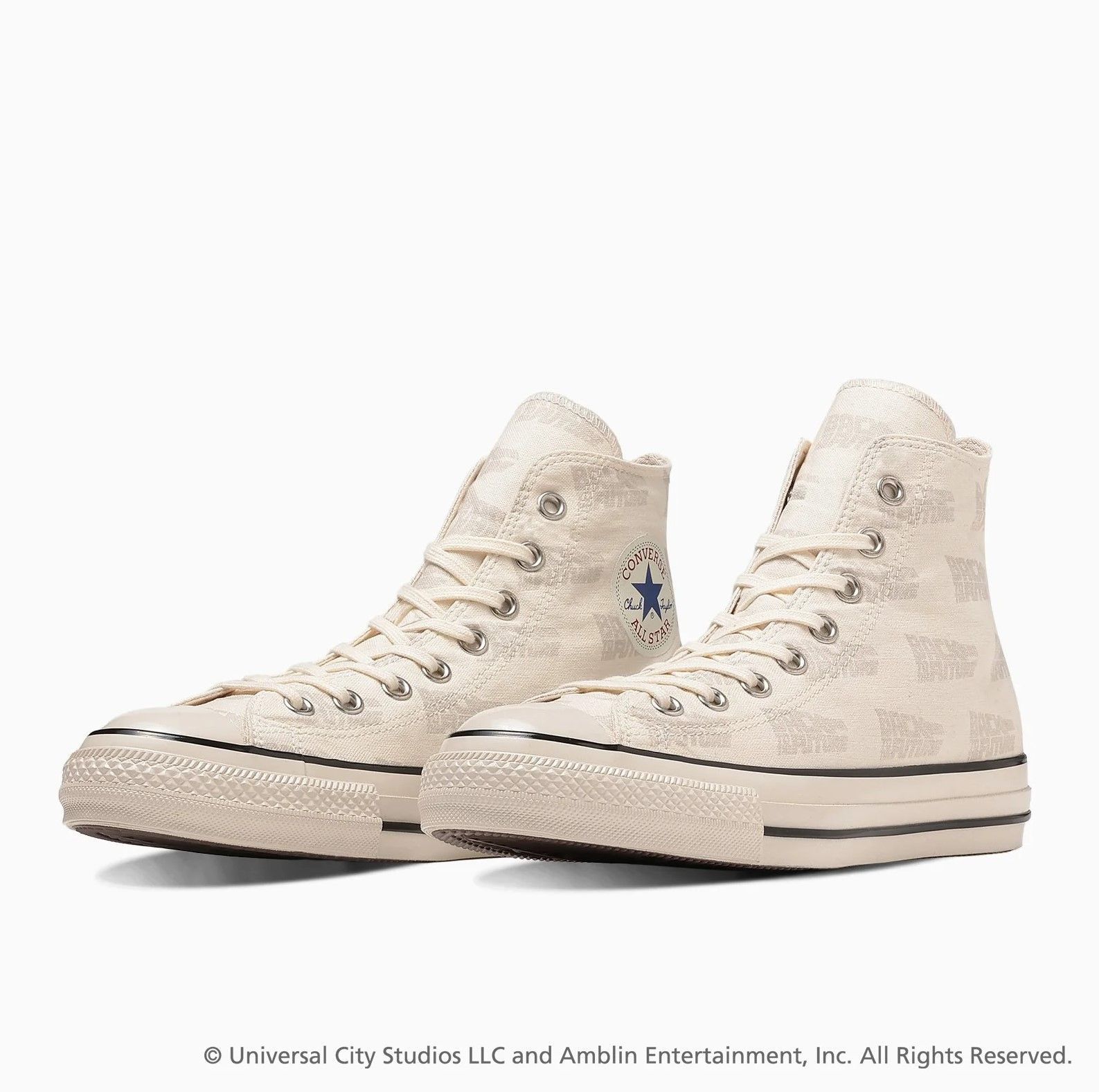 コンバース CONVERSE ALL STAR US LG HI BACK TO THE FUTURE オールスターUS LG HI バック トゥ ザ フューチャー ホワイト23.5センチ