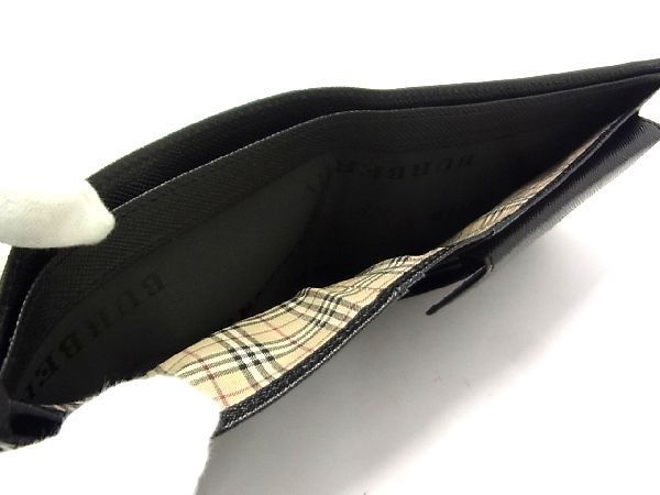 □新品□未使用□ BURBERRY バーバリー レザー 二つ折り 財布