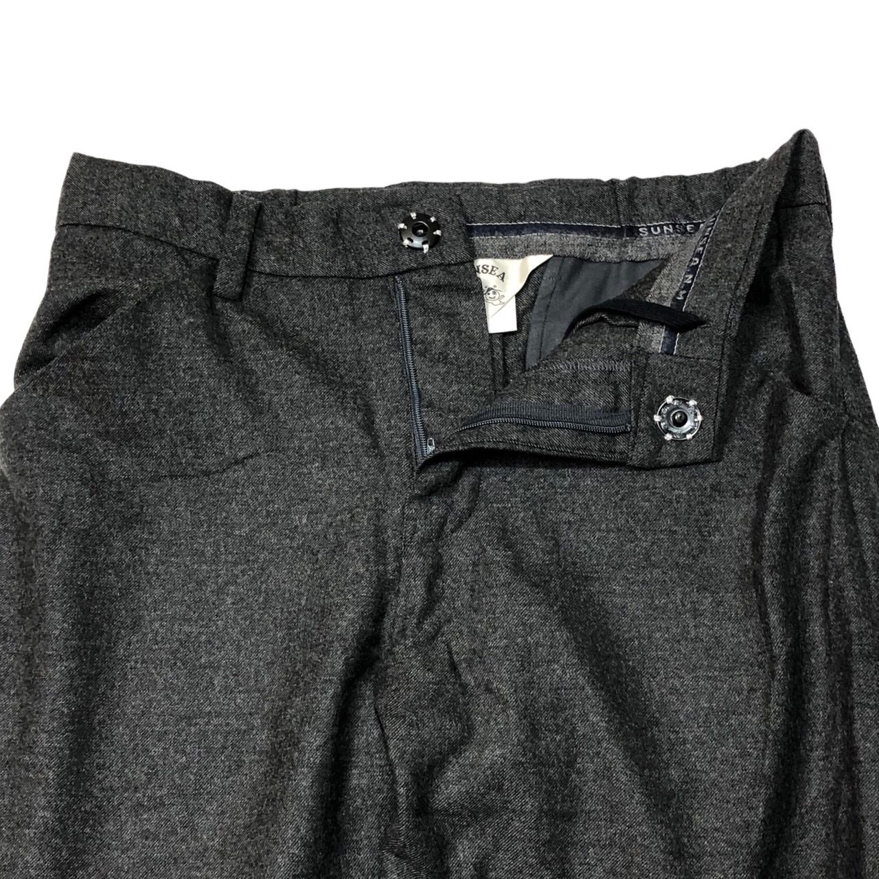 SUNSEA(サンシー) 18AW N.M Brushed Straight Pants/ナイスマテリアル 