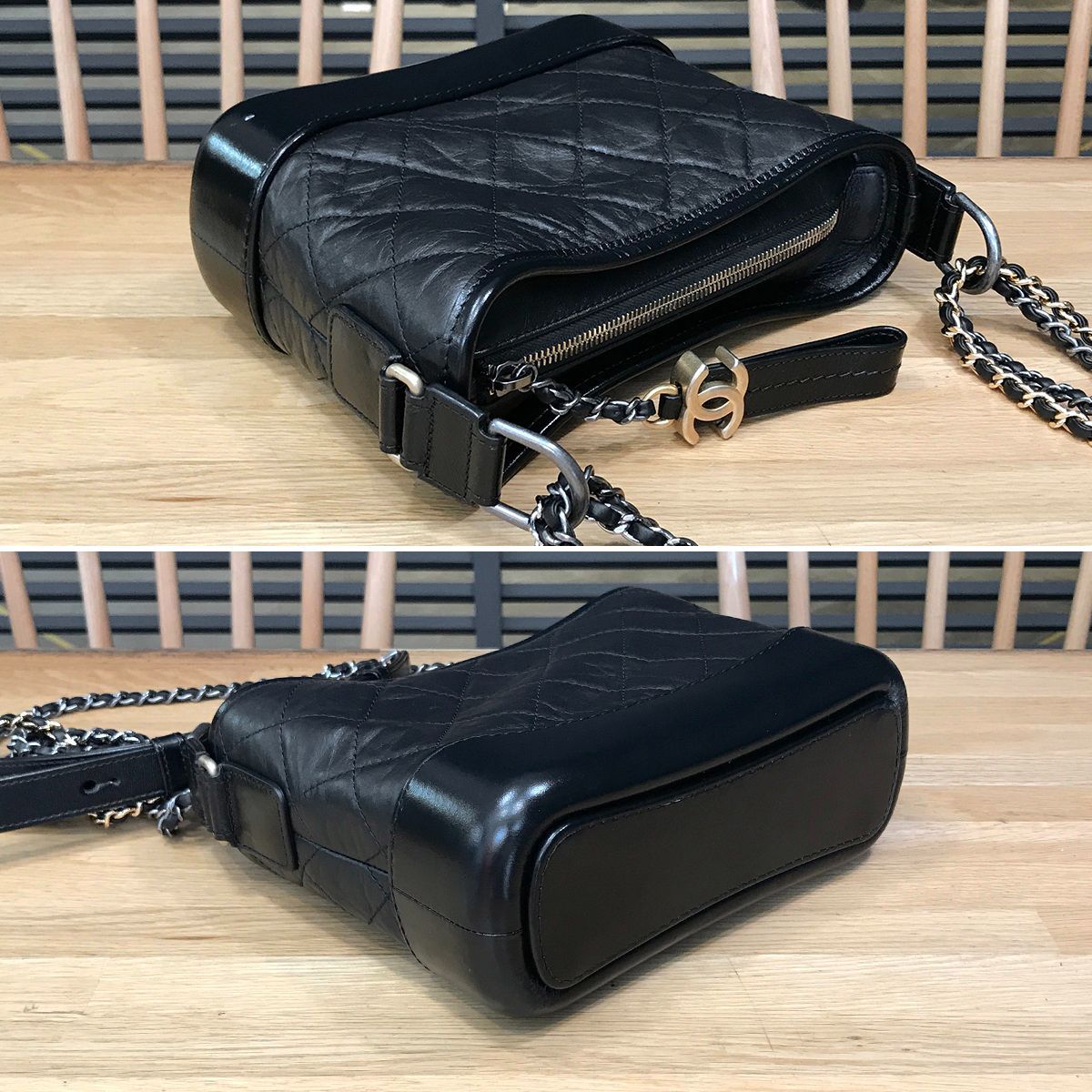 新品同様 シャネル カブリエル スモールホーボー チェーンショルダー 