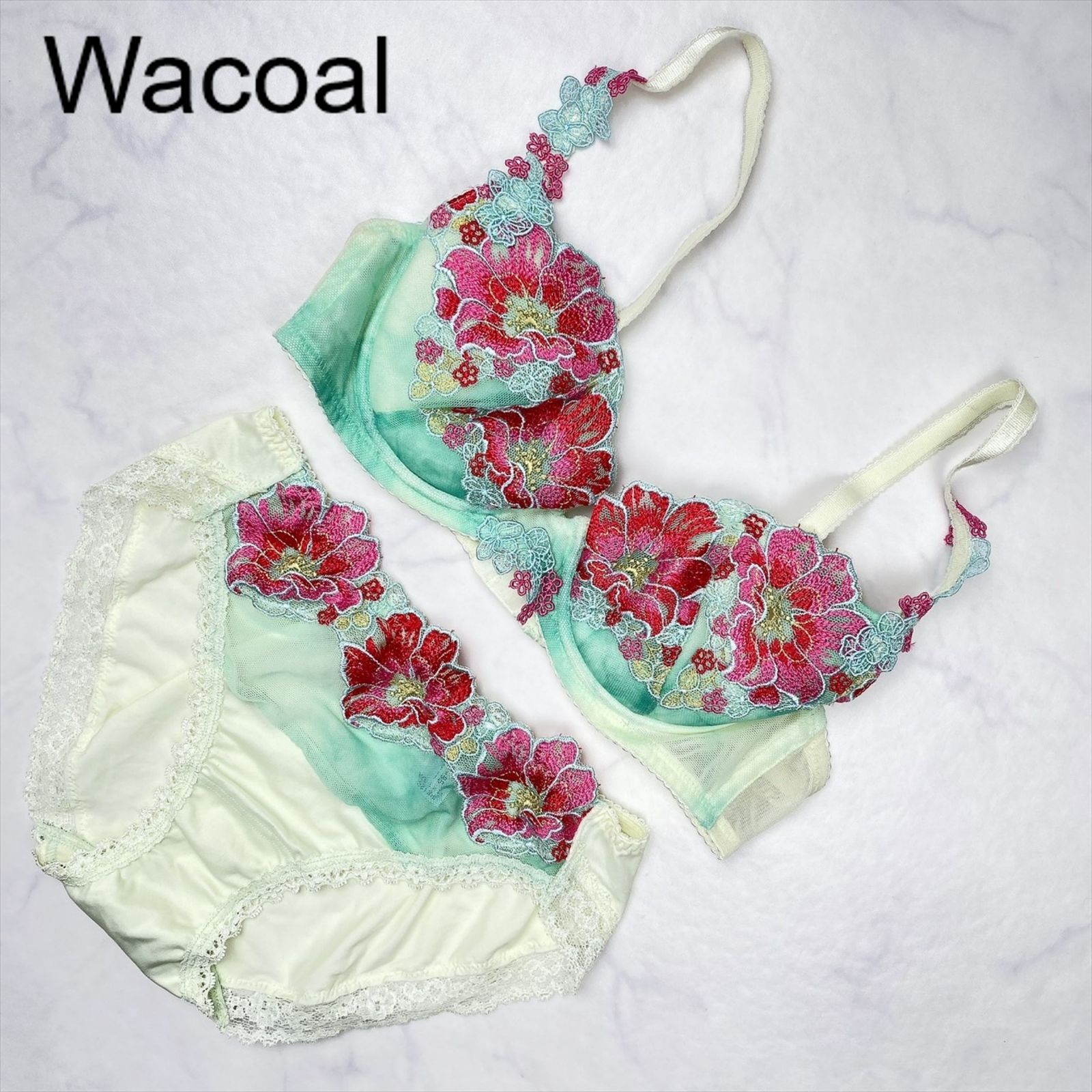 新品未使用】Wacoal ワコール ブラジャー B70 ショーツ M ランジェリー