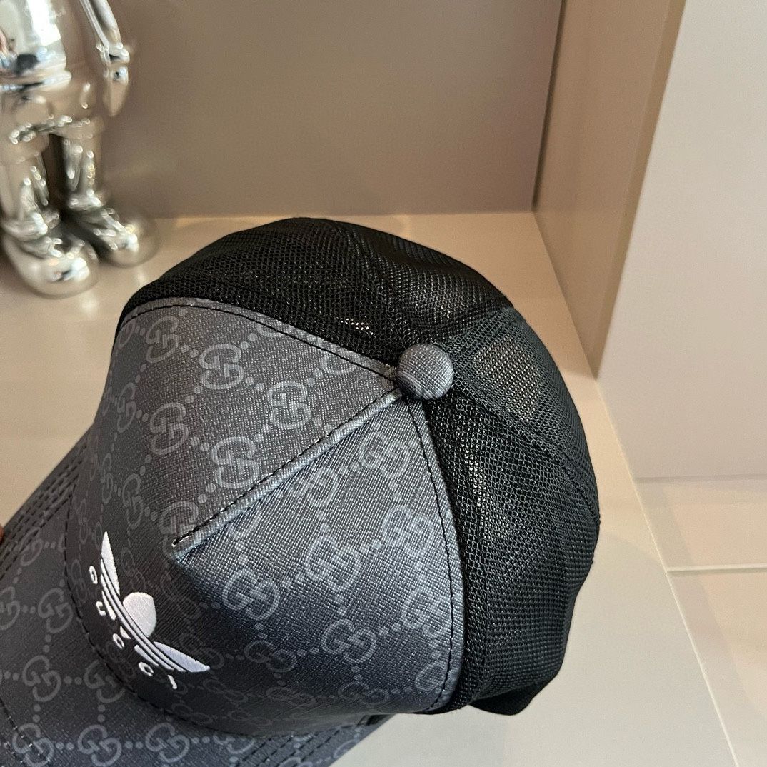いいネット通販 - 全国送料無料でお届けします Gucci グッチ メッシュ ベースボールキャップ 男女兼用 外注大量 帽子