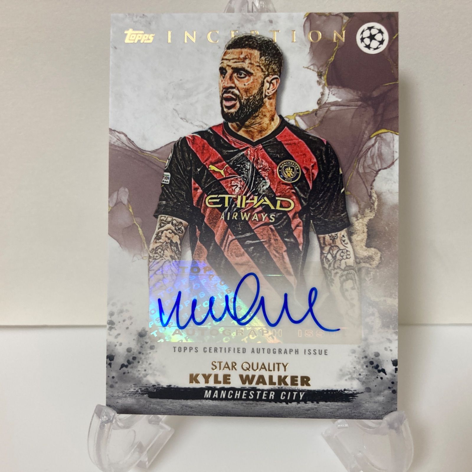 カイル・ウォーカー 直筆サイン 2022-23 Topps Inception UCL Kyle Walker Star Quality  Autograph Auto - メルカリ