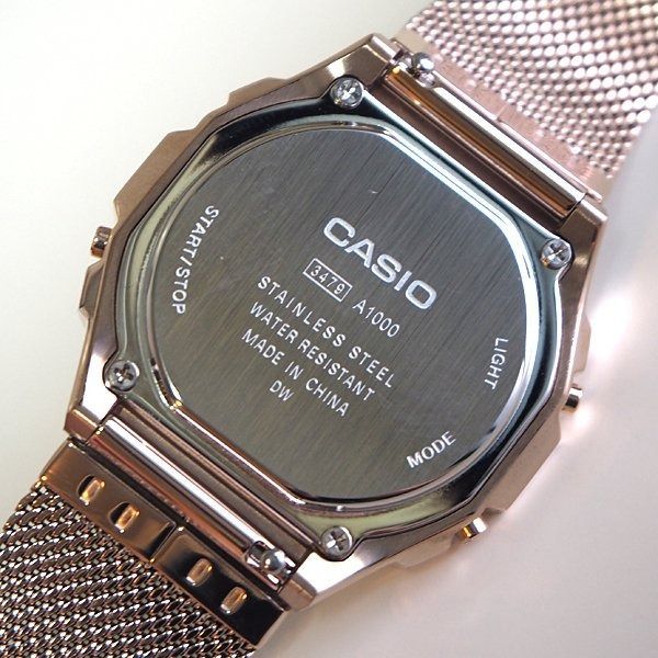 CASIO 腕時計 ピンクゴールド デジタル A1000MCG-9 日本未発売 - INST