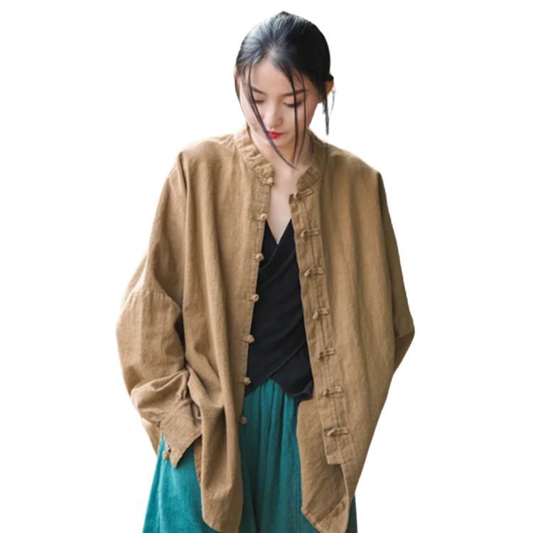 サマージャケット ジャケット カーディガン 綿麻ジャケット