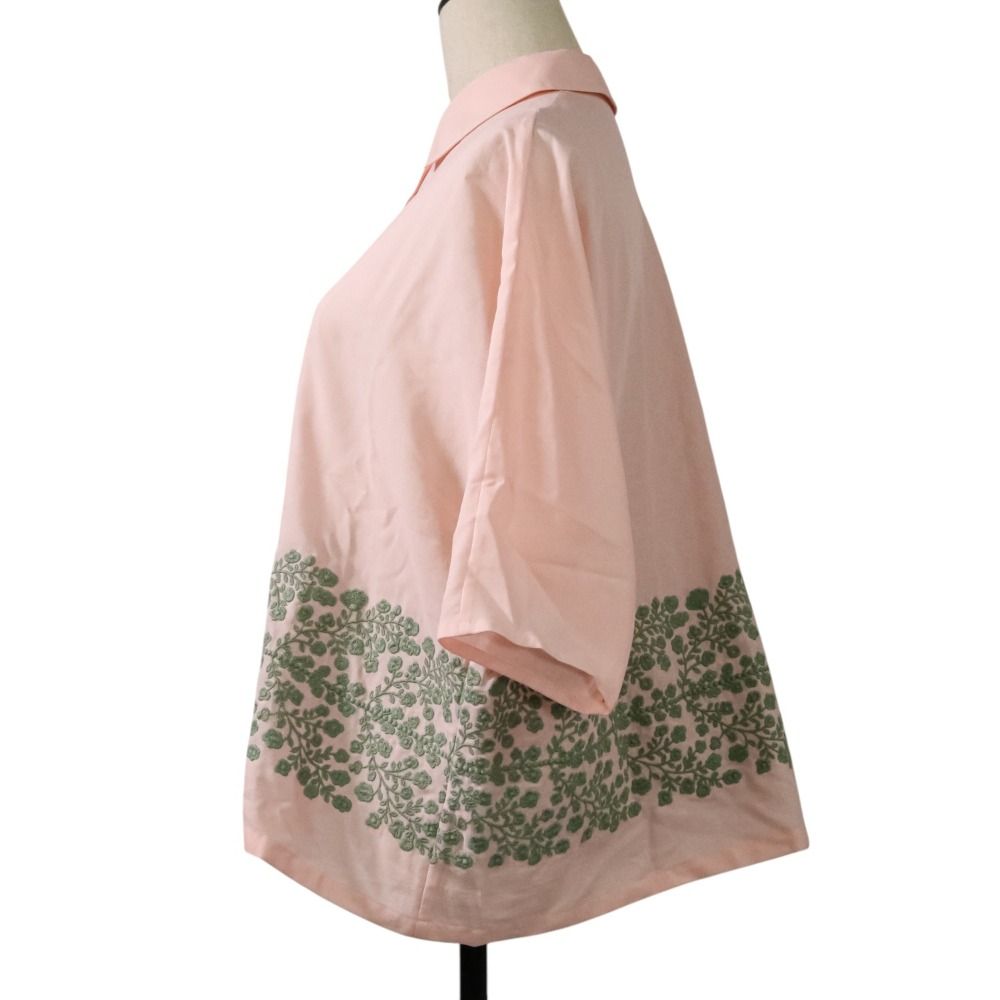 未使用 25SS mina perhonen ミナペルホネン floraleaf 刺繍 ドルマン