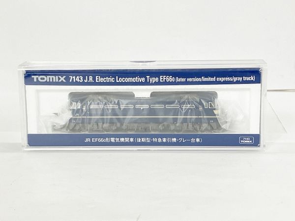 TOMIX 7143 JR EF66 0形電気機関車 後期型 特急牽引機 グレー台車 Nゲージ 鉄道模型 中古 良好W8557859