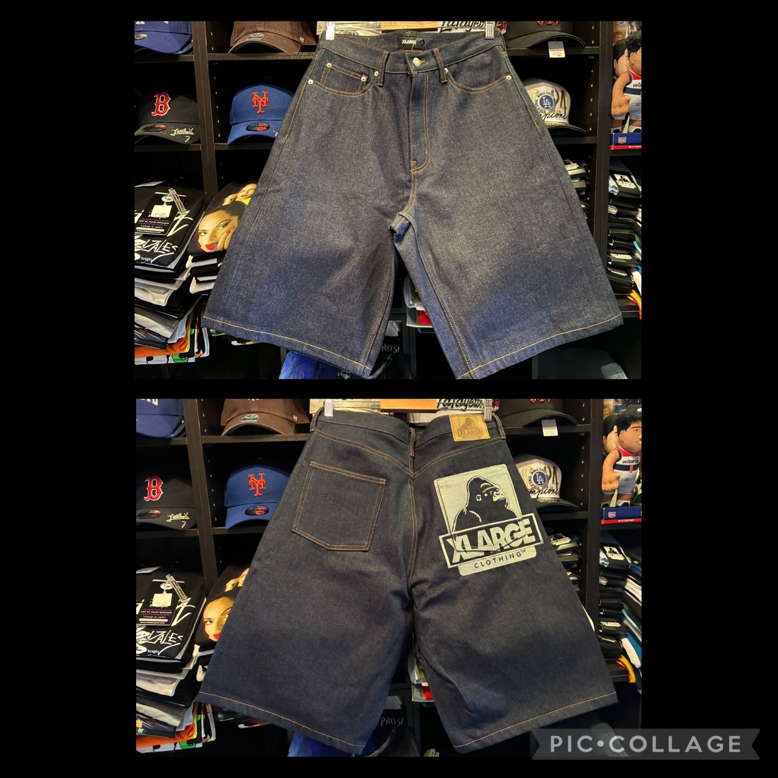 XLARGE OG DENIM SHORT PANTS INDIGO 34inch