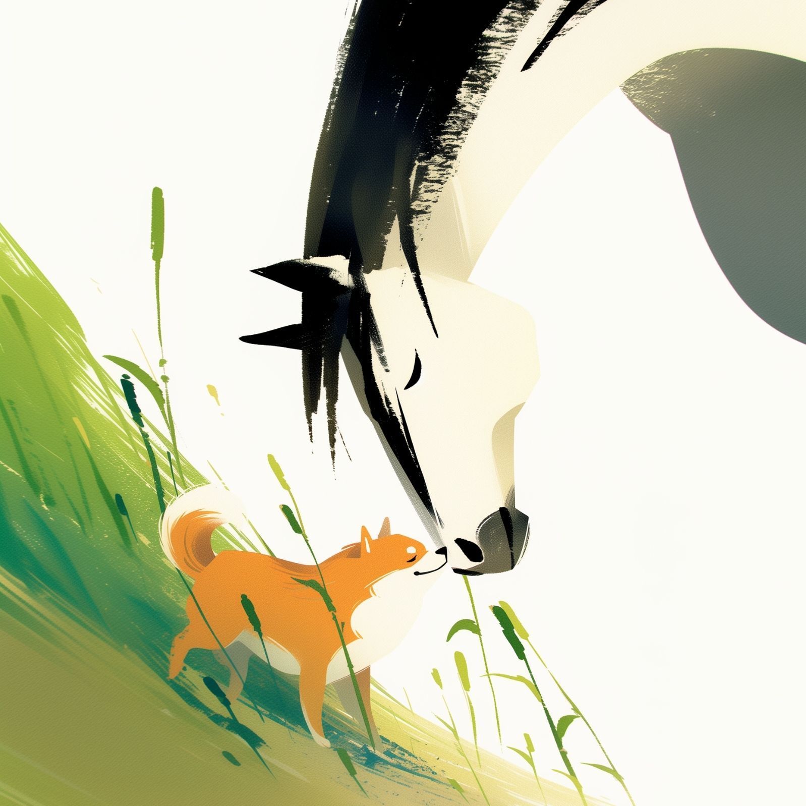 福寿 2026年 - 柴犬 豆柴犬 No.2 午年 馬 謹賀新年 賀正 新春 迎春 子犬 ペットロス うちの子 記念日 アートポスター 犬の絵 犬のイラスト ギフト プレゼント