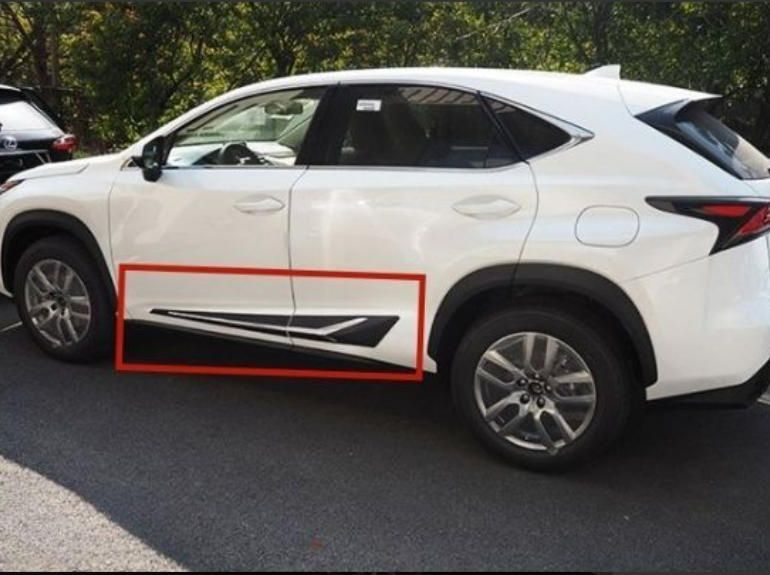 レクサス NX NX300h 2014年 - 2021年 サイド ドアモール ドアガーニッシュ キズ防止 4Pセット