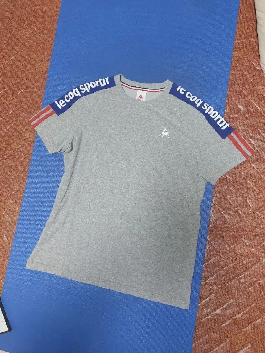 le coq sportif(ルコックスポルティフ) 半袖Tシャツ L = 100 自由裁量による乳房切除術 54 5 55cm 計り知れないほど 男性 ( 1