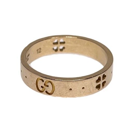 GUCCI グッチ アイコン アモール フォーエバー リング 750PG ＃12