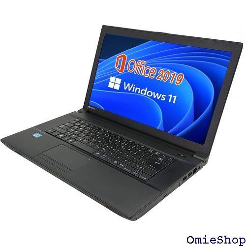 整備済み品 東芝 ノートPC Dynabook Satellite B554 第4世代Core i5 Windows11 Pro MS Office 2019 メモリ:16GB SSD:256GB DVD Wi-Fi USB3.0 15.6インチ 418