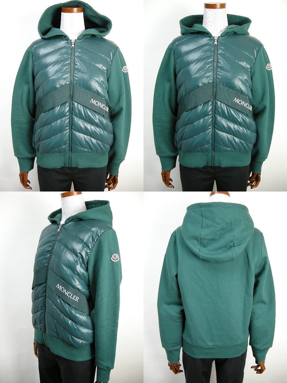 キッズ14A (大人女性S-M相当)□新品□モンクレール スウェット切替 