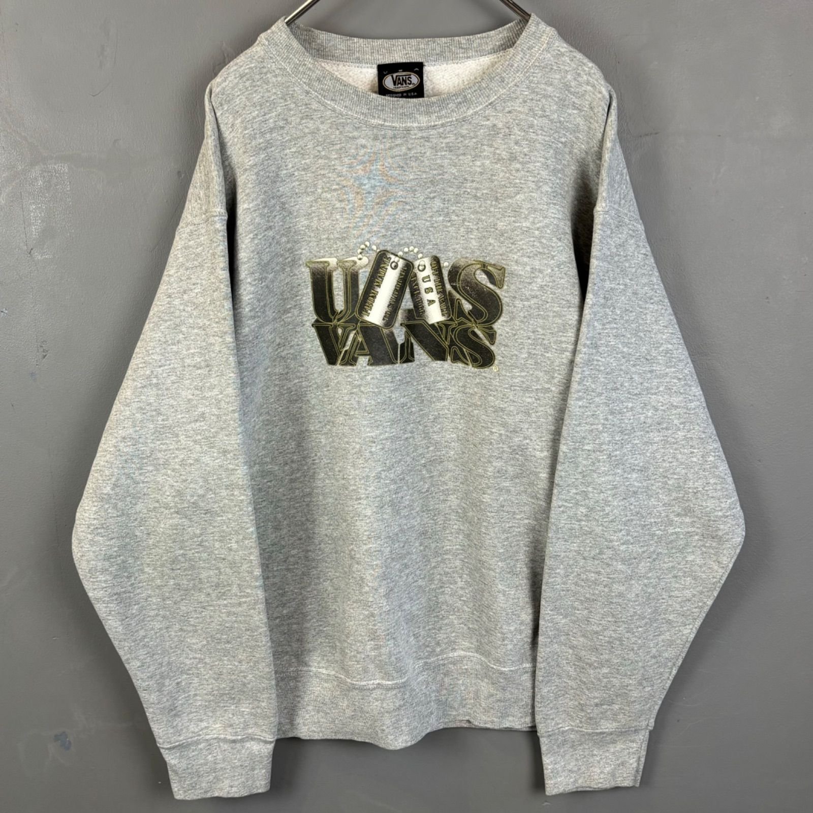 90s ヴィンテージ vans ヴァンズ スウェット トレーナー USA