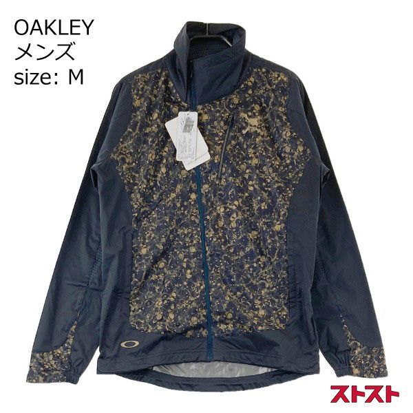 サイズ：M OAKLEY オークリー 411924JP 長袖ジャケット スカル刺繍 総柄 パープル系 [240101452318] ゴルフウェア メンズ ストスト OAKLEY オークリー 411924JP 長袖ジャケット スカル刺繍 総柄