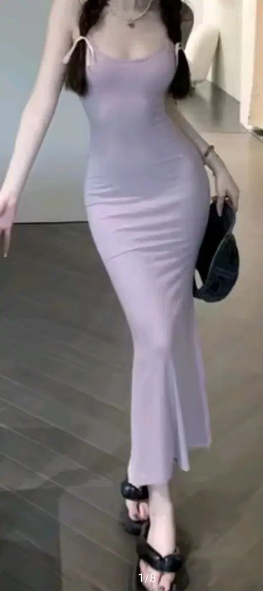 カレンソロジー Curensology ヤクロングニットワンピース ミモレ