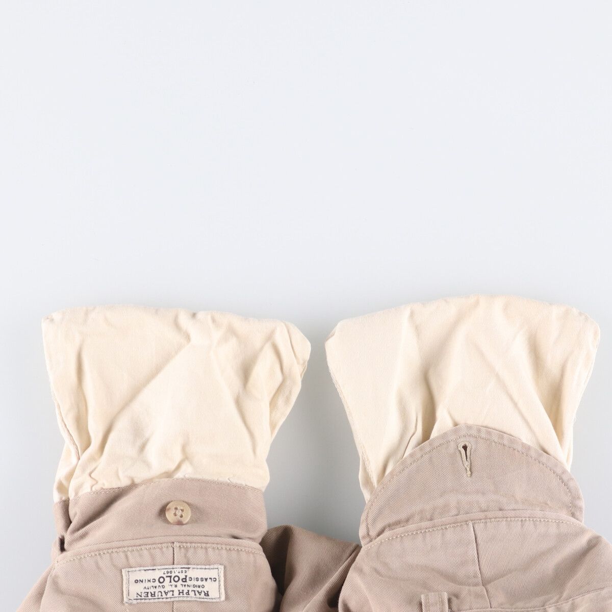 新品未使用　ラルフローレン　ツータックチノ USED】90s POLO RALPH LAUREN 2TUCK CHINO PANTS W36/L30 - 毎日