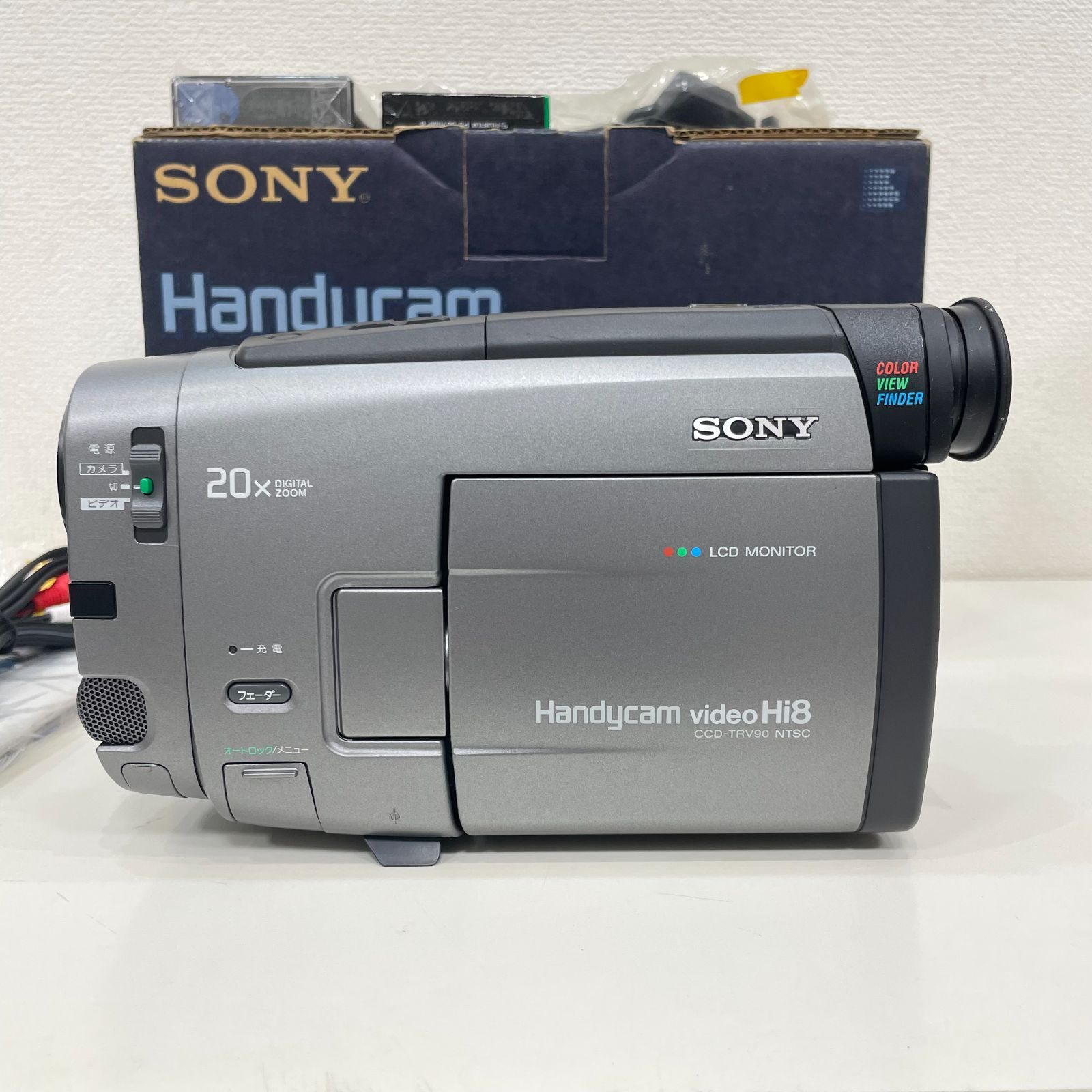 A期間限定大幅値下げ中【中古】SONY ソニー ハンディカム ビデオカメラ Hi8 CCD-TRV90 昭和レトロ 付属品あり shop☆日用品！  メルカリ