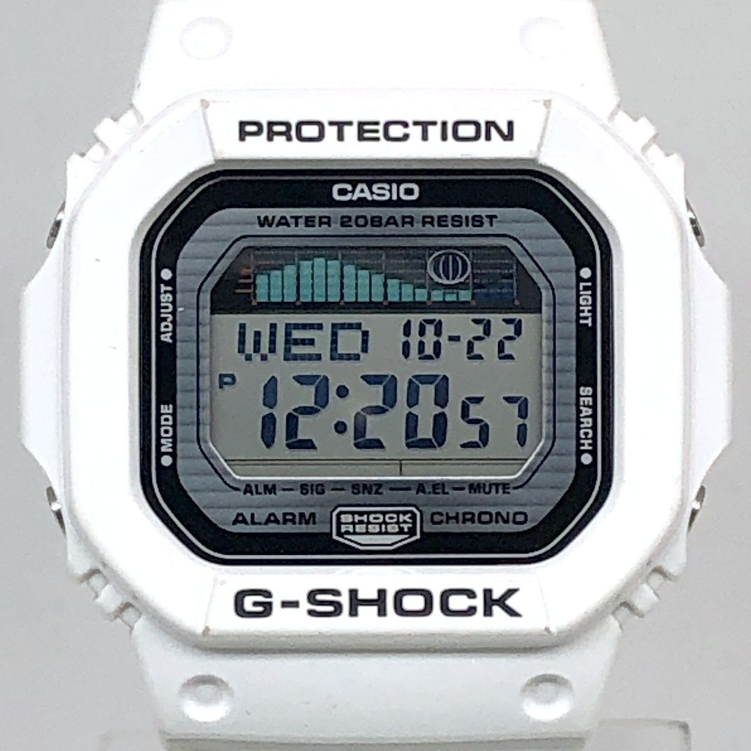G-SHOCK ジーショック GLX-5600-7 G-LIDE Gライド タイドグラフ ムーンデータ 光沢塗装 ホワイト スクエア 2014年4月発売