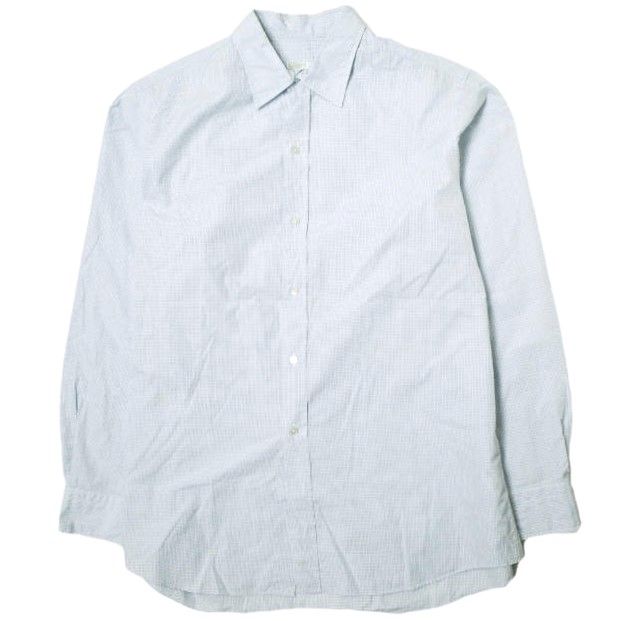 A.PRESSE アプレッセ 23AW Regular Collar Shirt チェック レギュラー シャツ 23AAP-02-04H 2 BLUE 長袖 トップス g22329