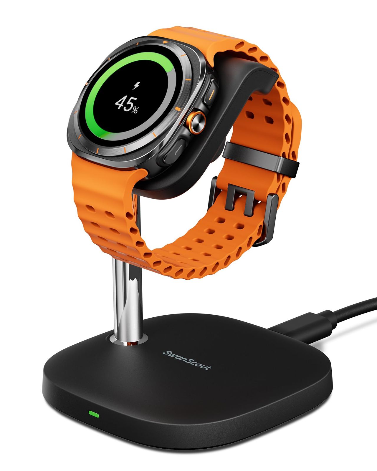 GALAXYwatch 6黒色 スマートウォッチ 本体 USB充電ケーブル付き