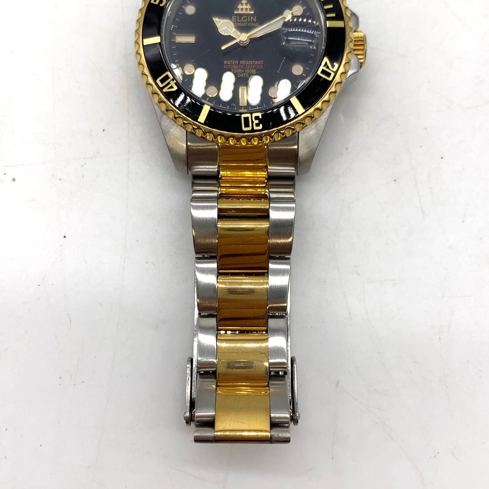稼動品】ELGIN 腕時計 自動巻き FK-1362-SL - メルカリ