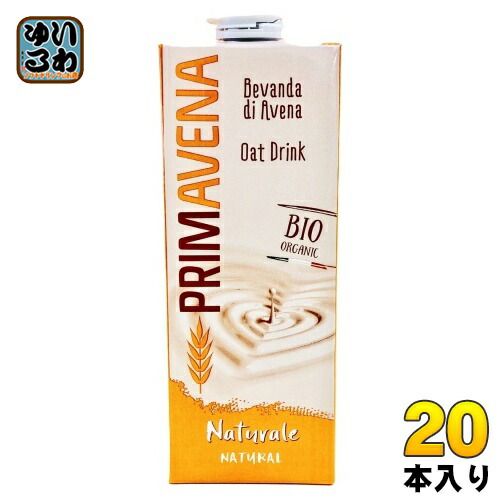 プリマベーナ オーガニック オーツミルク 1000ml 紙パック 20本 10本入×2 まとめ買い アリノール 植物性ミルク 無添加 有機