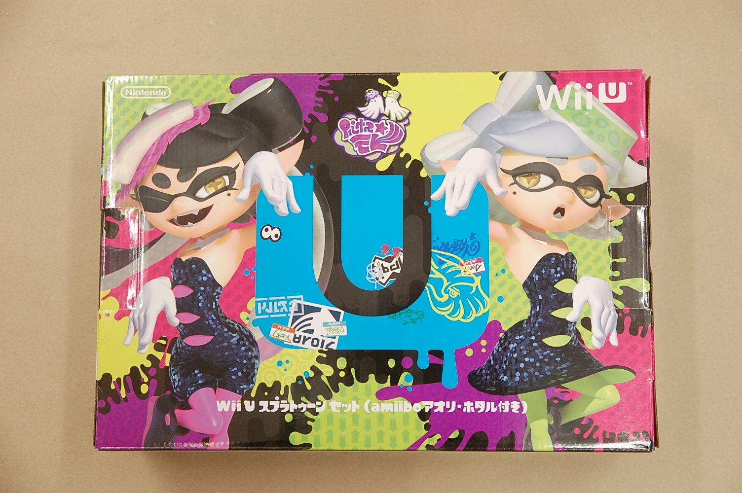 Wii U スプラトゥーン セット amiibo アオリ ホタル付き