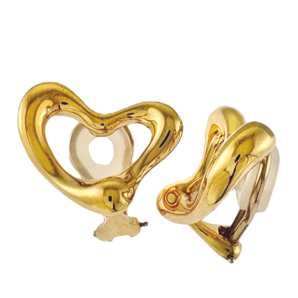 ✨ 即日発送✨ TIFFANY ティファニー ゴールド 馬蹄形イヤリング 美品 ティファニー オープンハート イヤリング 18金 K18イエローゴールド