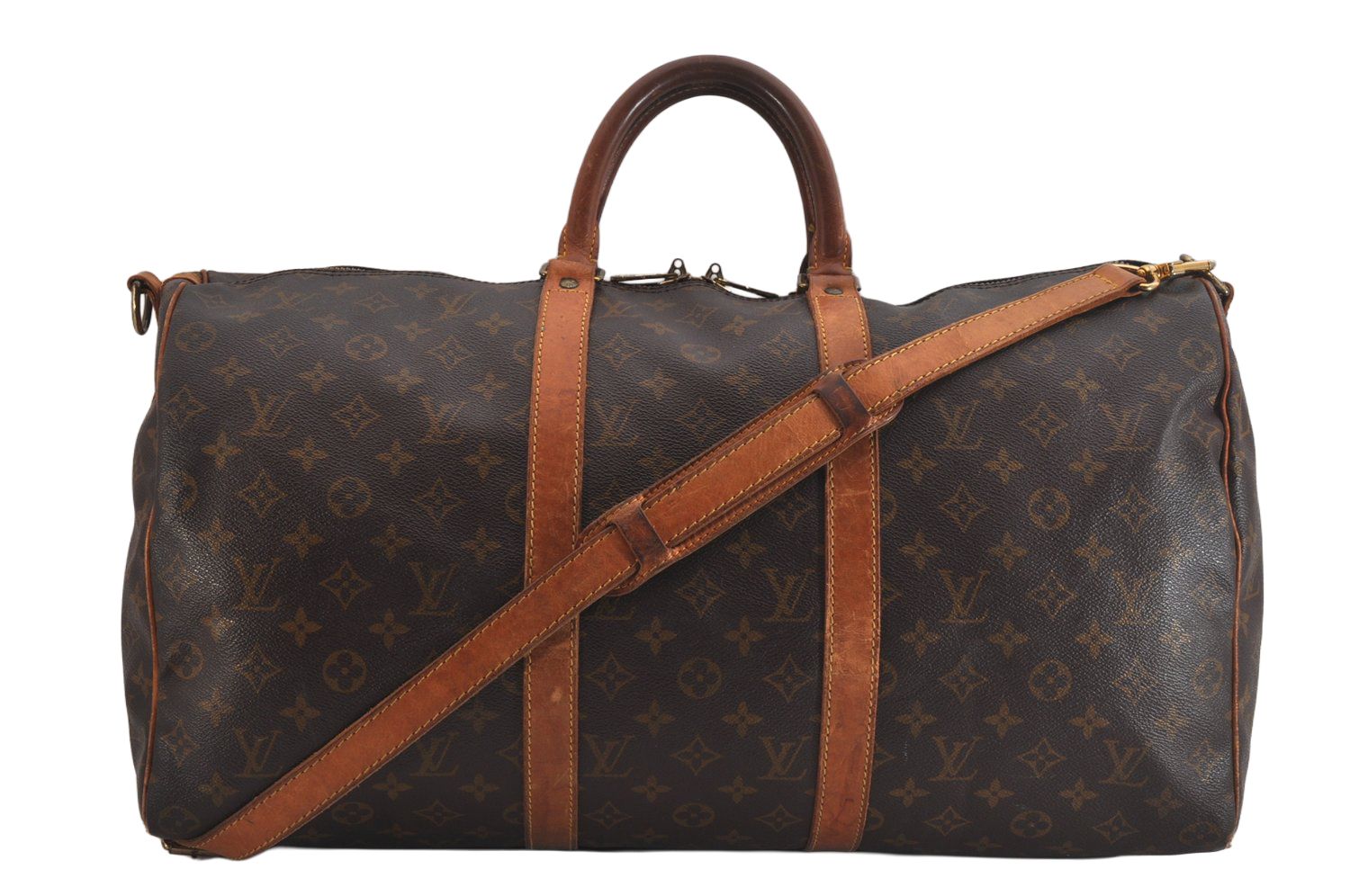 LOUIS VUITTON ルイヴィトン モノグラム キーポル バンドリエール 50