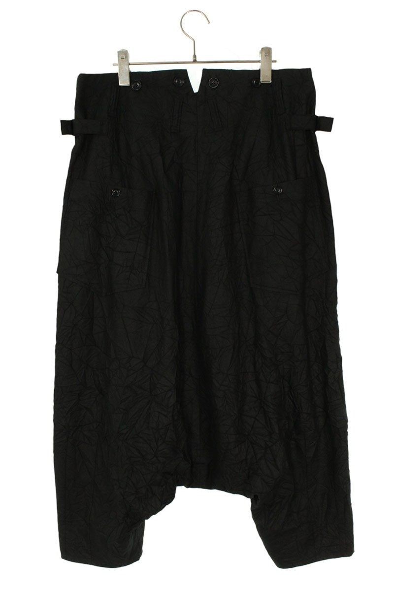  ヨウジヤマモトプールオム HO-P 47-903 シワ加工サルエルロングパンツ メンズ 2 サルエルパンツ パンツ