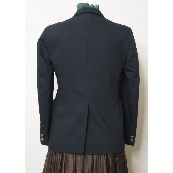 ChristianDior 金ボタンテーラードジャケット OldDior（濃紺） Vintage CHRISTIAN DIOR Women's Navy Blue Classic Blazer