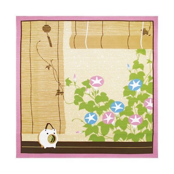 まとめ ヤマコー 花景色 小風呂敷 夏 ×10セット