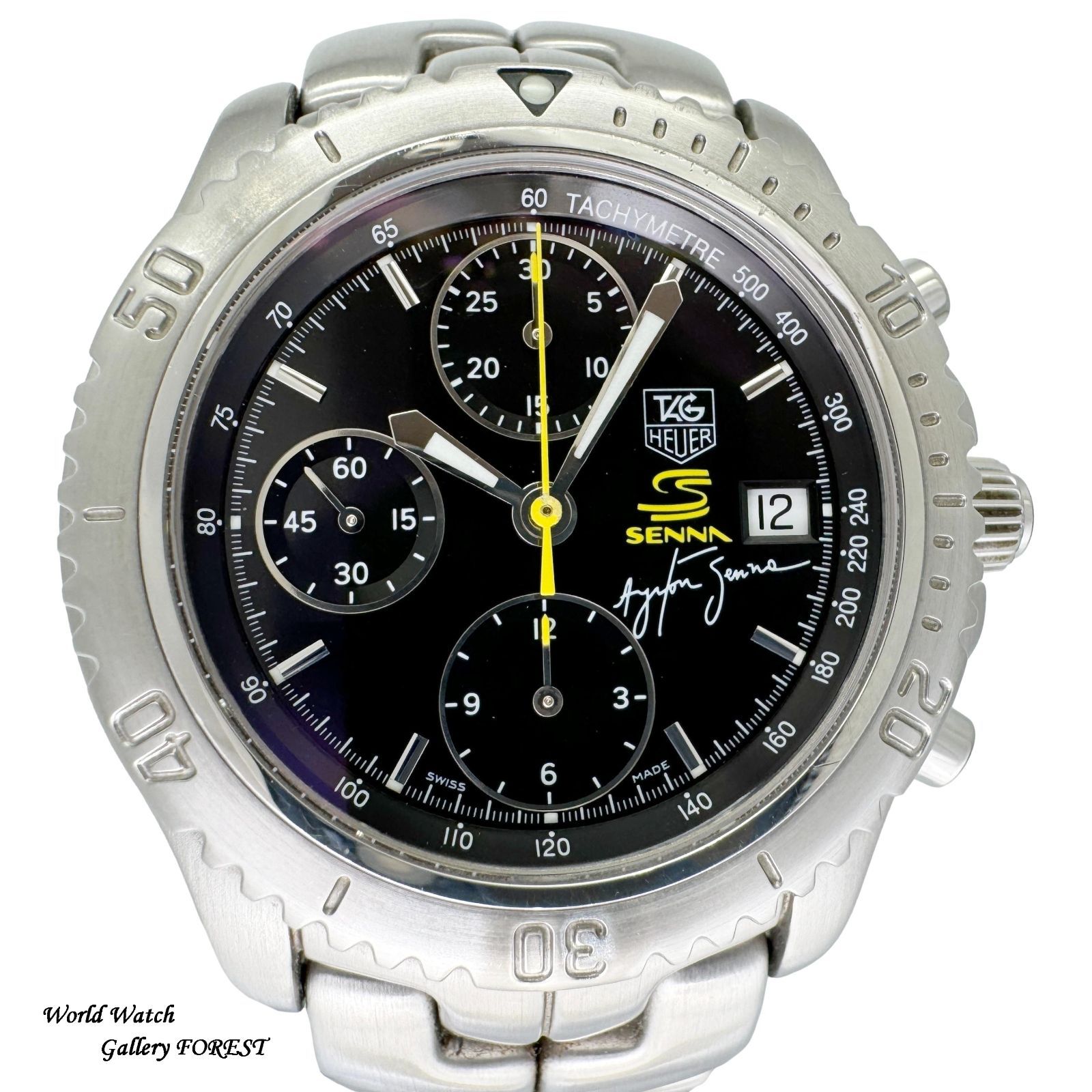 タグホイヤー TAG HEUER リンク アイルトン・セナ 4098本限定 CT2115.BA0550 クロノグラフ メンズ 腕時計 中古 自動巻き  Aランク - メルカリ