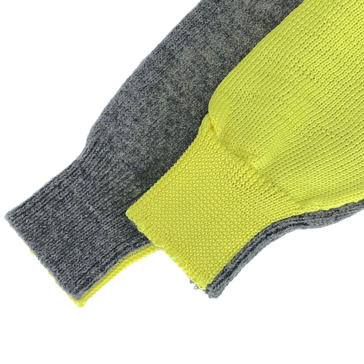 18AW ジュンヤワタナベコムデギャルソンマン 天竺配色ニット 紺×橙 L