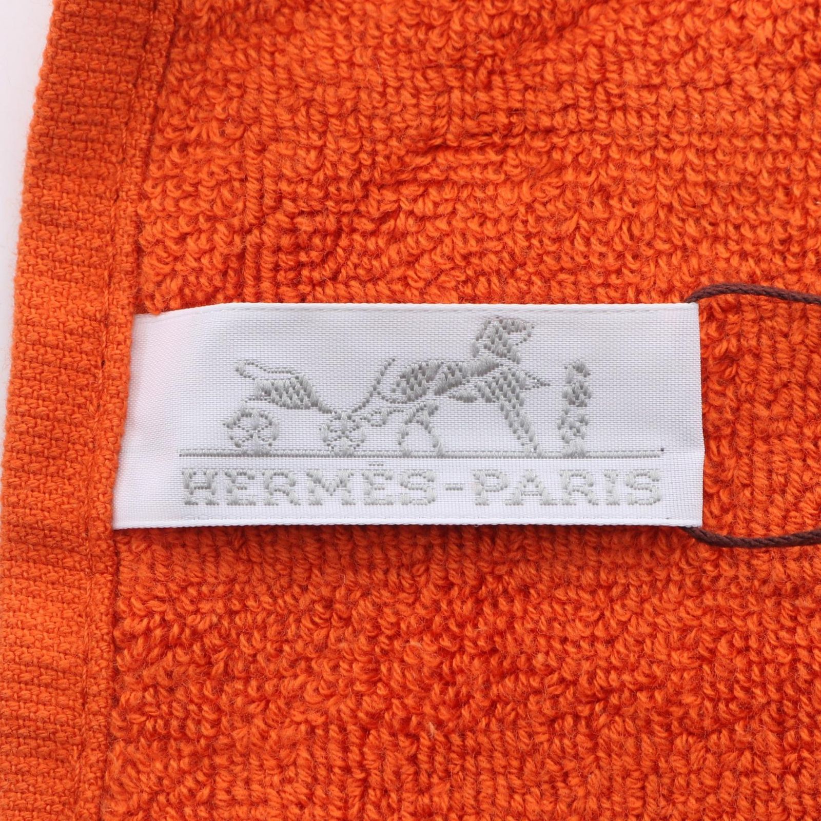 エルメス HERMES タオル カレタオル ステアーズ オレンジ その他