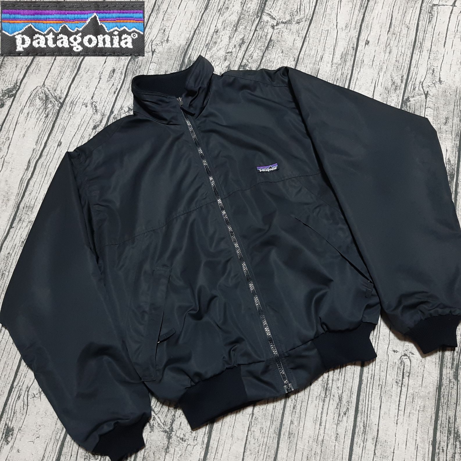 【美品】Patagonia シェルドシンチラ 08 オールブラック size S】オールブラック patagonia シェルドシンチラ BLACK ブラック