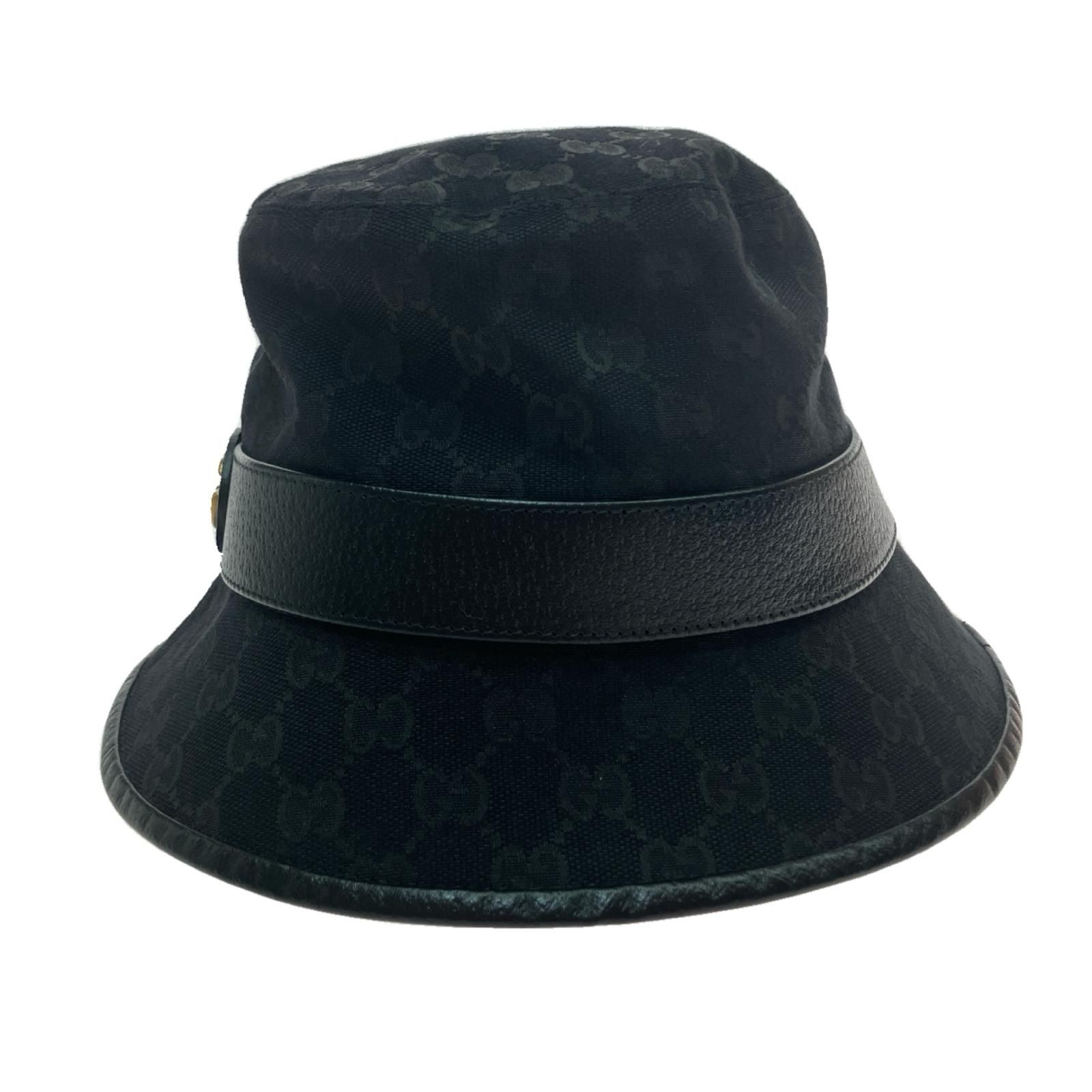 GUCCI グッチ オリジナル GGキャンバス バケットハット Mサイズ