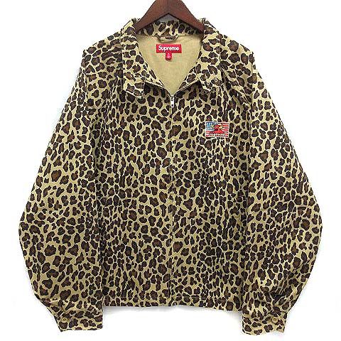 シュプリーム SUPREME 2024SS レオパード トイマシーン ハリントン 